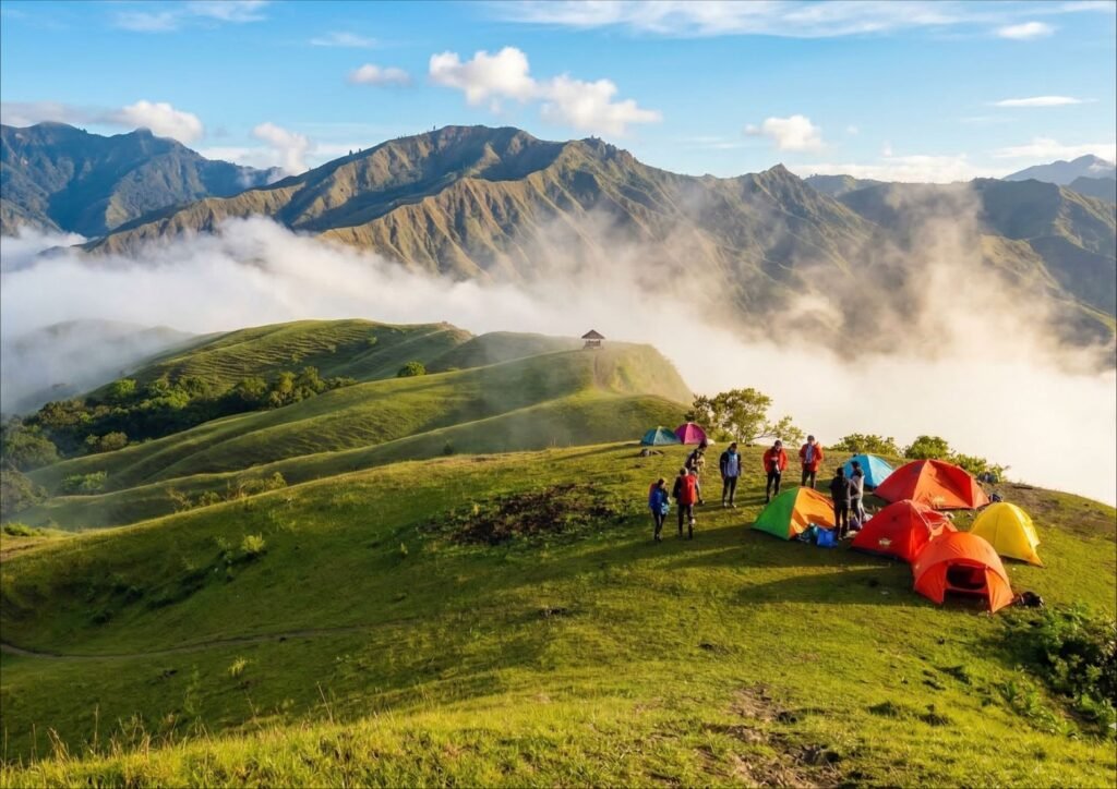Camping di Tebing Romantis Ollon Toraja 